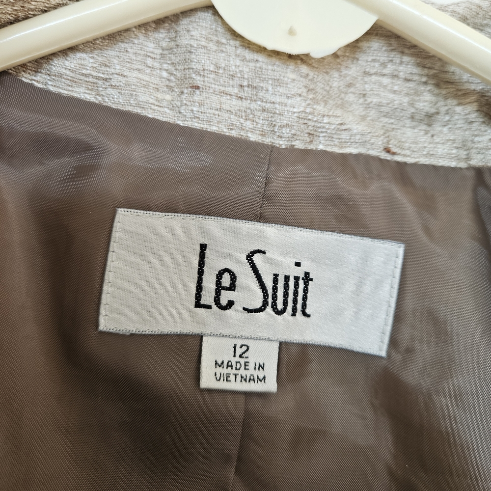 Le Suit Tan/Gold Blazer - Picture 4 of 6